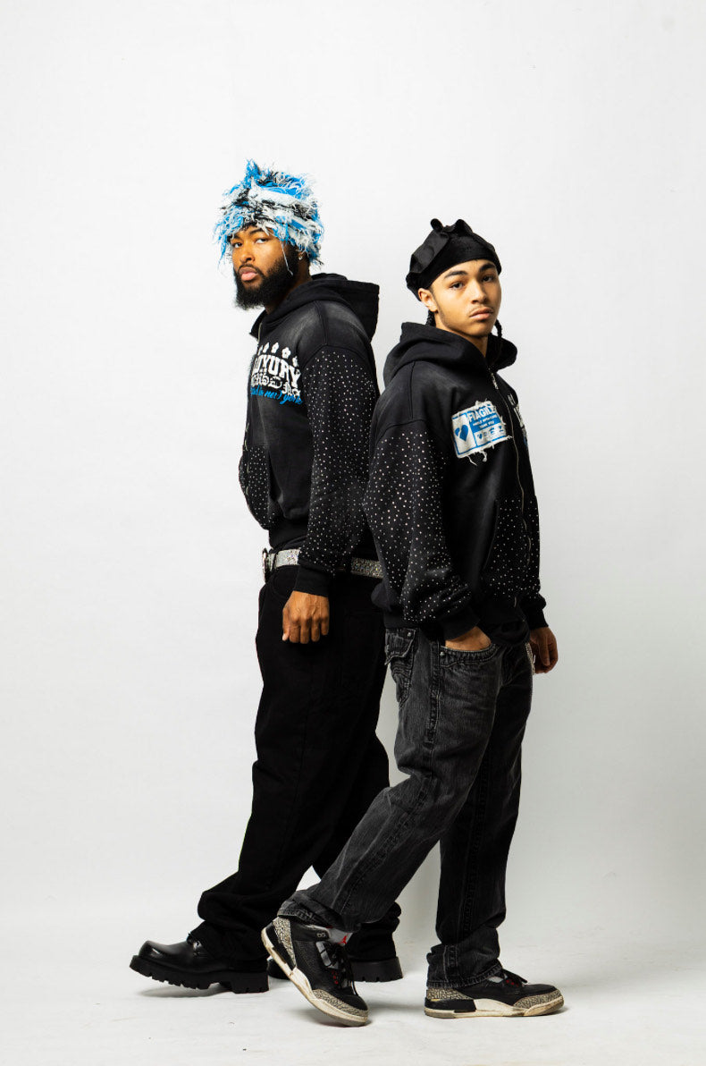 Broken Heart Rhinestone Hoodie